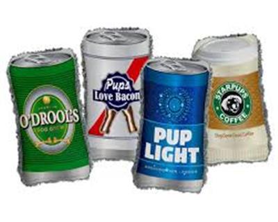 Cycle Dog Brewgear Beer Can Dog Toy Assorted Small
