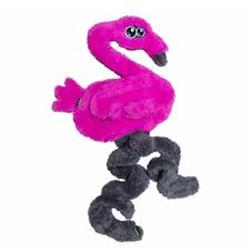 Cycle Dog Duraplush Springy Flamingo Dog Toy Pink Medium