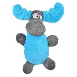 Cycle Dog Duraplush Moose Dog Toy Blue/Gray Medium