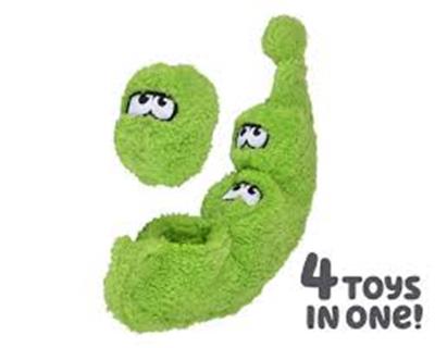 Cycle Dog Duraplush Peas In A Pod Puzzle Dog Toy Green Medium