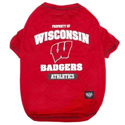 Wisconsin Badgers Dog Tee Shirt