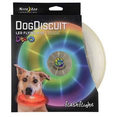 Nite Ize Flashflight Dog Discuit LED Flying Disc - Disc-O