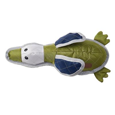 14" Oxford Nylon Duck, Green/Gray/Navy