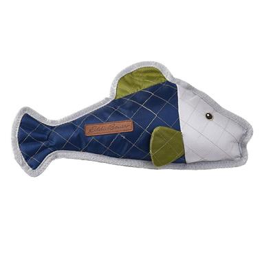 14" Oxford Nylon Fish, Green/Gray/Navy
