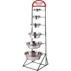 Omni Pet Standard Stainless Steel Dog Bowl Display 72 Pc