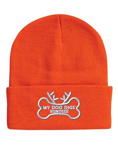 MY DOG DIGS REINDEER Beanies