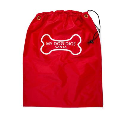 MY DOG DIGS SANTA Utility Sack