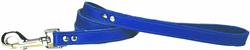 Omni Pet Leather Dog Leash Blue 3/4 in. x 4 ft.
