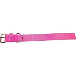 Omni Pet Bravo 2 Ply Nylon Dog Collar Neon Pink 2 x 27 in.