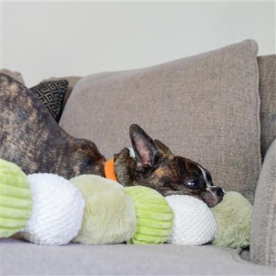 Tough Hemp Caterpillar Dog Toy