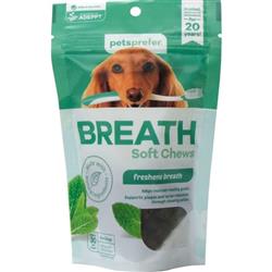 Pets Prefer Breath Soft Chews for Dogs 30 count