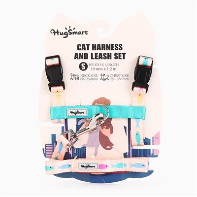 Cat Harness & Leash Set— Fish