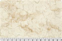 Cream Crocodile Mink Round Bed