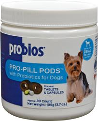 Probios Pro-Pill Pods with Probiotics for Small Dogs Peanut Butter 30 count