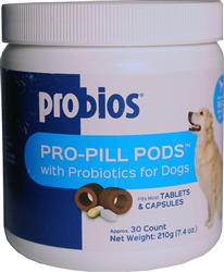 Probios Pro-Pill Pods with Probiotics for Large Dogs Peanut Butter 30 count