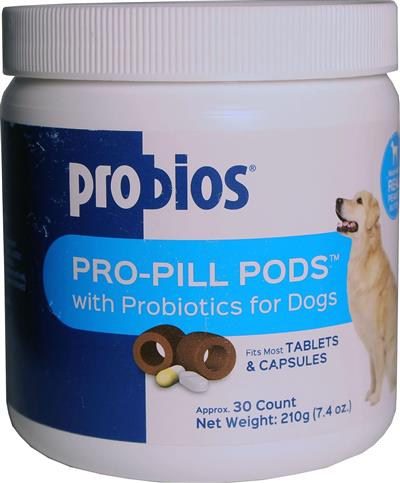 Probios Pro-Pill Pods with Probiotics for Large Dogs Peanut Butter 30 count
