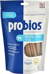 Probios Dental Sticks for Dogs Yogurt 8.11oz.-13 Pk