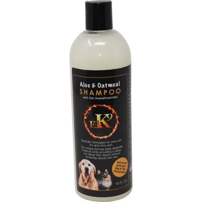 E3 K9 Aloe & Oatmeal Shampoo without Oat Avenathramides Vanilla 16oz.