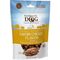 Exclusively Pet Training Treat Chicken 6oz. (Pack of 3)