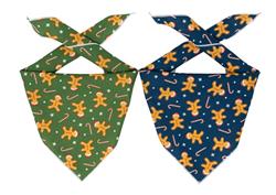 Christmas Bandana | XMAS Bandana | Holiday Bandana | Gingerbread Dog Bandana