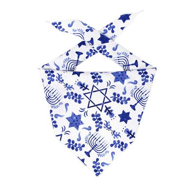 Hanukkah Bandana | Holiday Bandana | Menorah