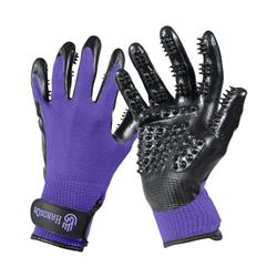Medium Purple Monochromatic Deshedding Gloves by HandsOn Gloves