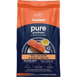 CANIDAE PURE Goodness w/Wholesome Grains Dry Dog Food Salmon & Barley 4lb