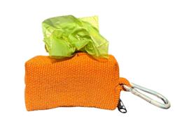 Limited Edition Dog Waste Bag Holder -Tangelo Tango