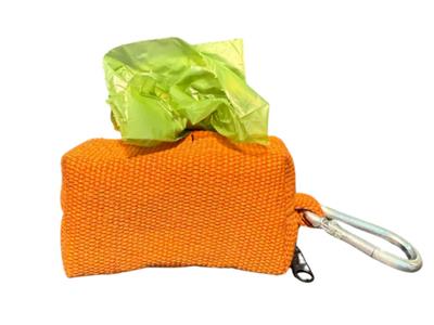 Limited Edition Dog Waste Bag Holder -Tangelo Tango