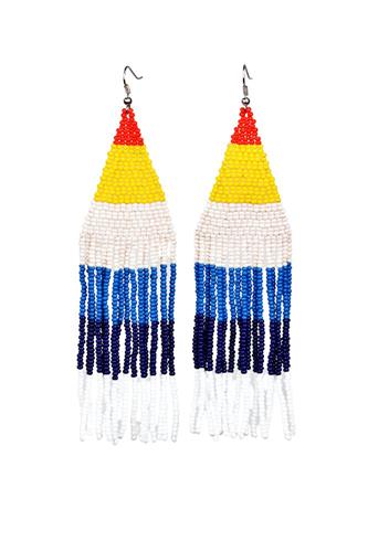 Beaded Earrings - Ocean Days