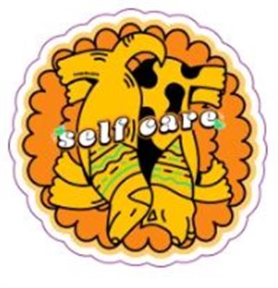 Self Care Smoosh B Vinyl Sticker