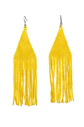 Beaded Earrings - Sunshine