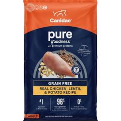 CANIDAE PURE Goodness Grain-Free LID Dry Dog Food Lamb & Sweet Potato 22lb - COPY
