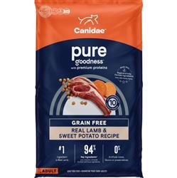 CANIDAE PURE Goodness Grain-Free LID Dry Dog Food Lamb & Pea 12lb