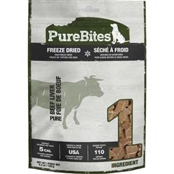 Purebites Freeze Dried Dog Treats  Beef Liver 4.2oz.