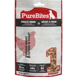 Purebites Freeze Dried Dog Treats Chicken Breast 1.4oz.