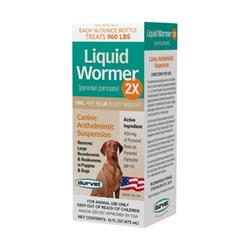 Durvet Liquid Wormer 2X For Dogs & Puppies 16oz.