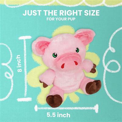 Phat Pig Plush Dog Toy