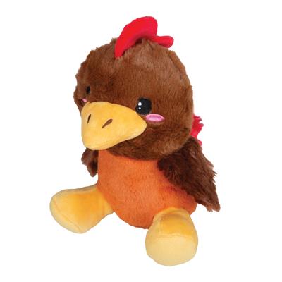 Rusty the Rooster Plush Dog Toy