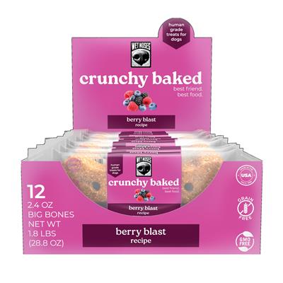 Berry Blast Crunchy Baked Big Bones - 24 Pack