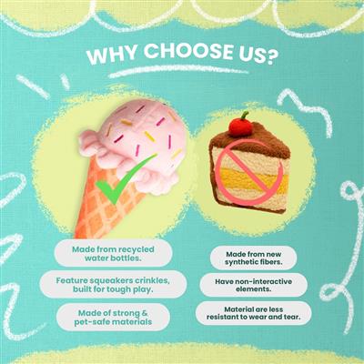 G's Gelato Plush Dog Toy