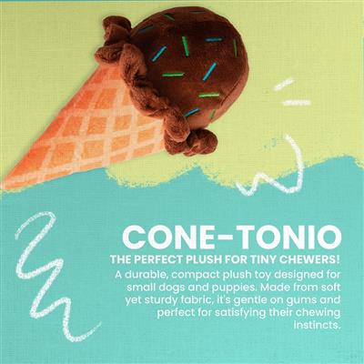 Cone-tonio Plush Dog Toy