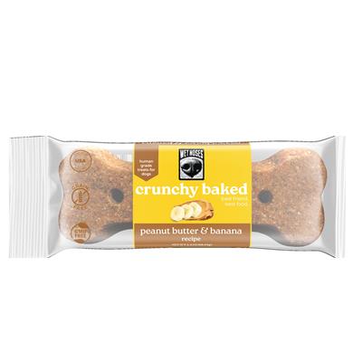 Peanut Butter Banana Crunchy Baked Big Bones - 24 Pack