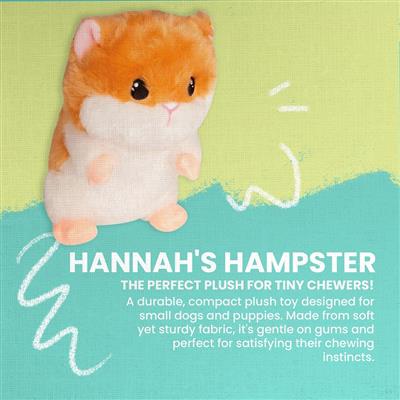 Hannah's Hampster Plush Dog Toy