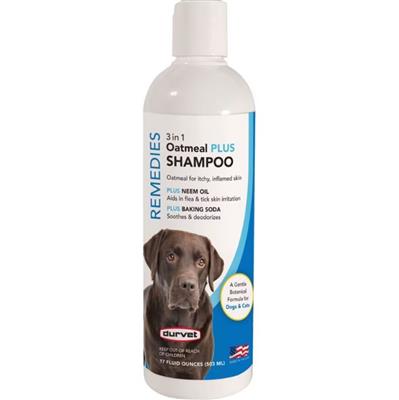 Durvet Naturals 3 in 1 Oatmeal Plus Shampoo 17oz.