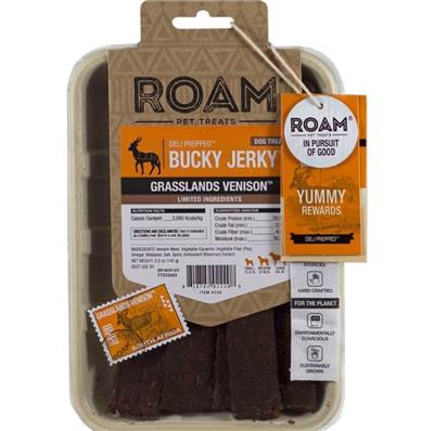 Roam Deli Prepped Bucky Jerky Venison 5oz.