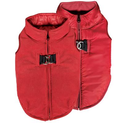 #78251 Corduroy Reversible Zip Up Fleece