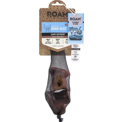 Roam Flavor Rich Gnaw-Kles Ostrich Sm-2 Pk