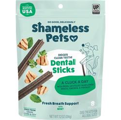 Shameless Dog Dental Sticks Chicken/Apples 7.2oz.