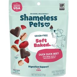 Shameless Soft Baked Dog Biscuits Duck/Beet 6oz.